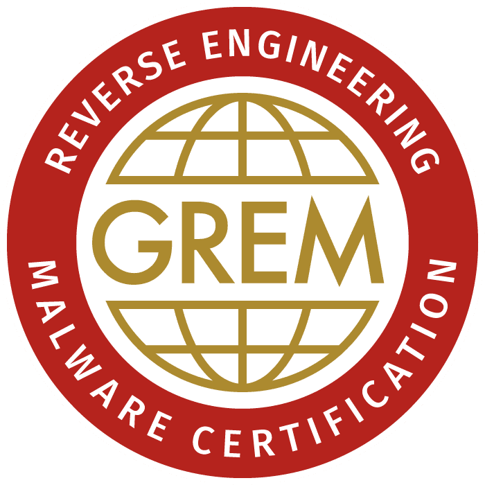GIAC Reverse Engineering Malware Certification (GREM) Logo